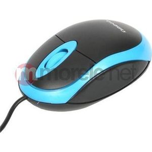 Platinet - OM06VBL - Muis - Zwart - Geel - Bedraad - Optisch 800 DPI