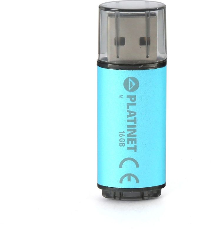 Platinet PMFE16BL USB flash drive 16 GB USB Type-A 2.0 Blauw