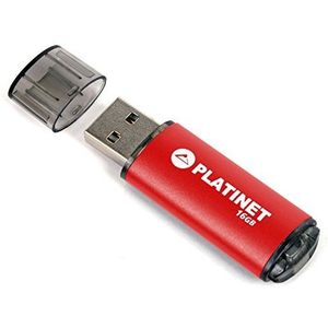 Platinet USB 2.0 stick 16 GB rood