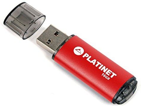 Platinet PMFE16R USB flash drive 16 GB USB Type-A 2.0 Rood