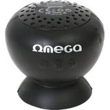 OMEGA OG46R draagbaar luidspreker 3 W Mono draagbaar luidspreker Zwart, splash resistant BT V3.0