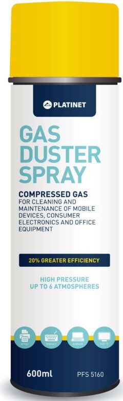 Airduster spray compressed gas - perslucht spuitbus - luchtspray- 600ML - 1 stuk