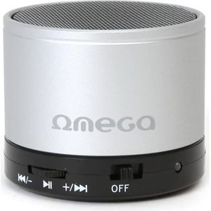 Platinet OG47S draagbare luidspreker Mono draagbare luidspreker (5 h, Werkt op batterijen), Bluetooth luidspreker, Zilver, Zwart