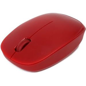 Omega - OM-420 Muis - Wit - Rood - Draadloos 2.4GHz 1200DPI