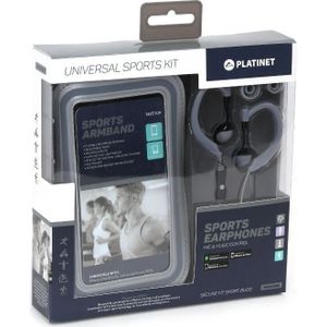 Platinet PM1070GR (Geen ruisonderdrukking, Bedraad), Koptelefoon, Grijs