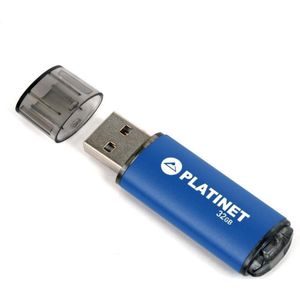Platinet PMFE32BL USB flash drive 32GB blauw