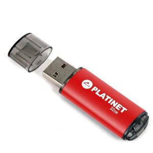 Platinet PMFE32R USB flash drive 32GB rood
