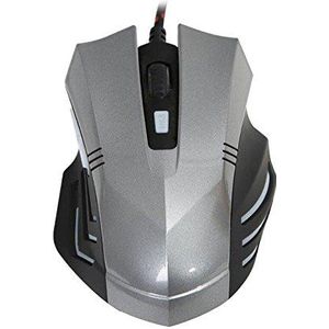 Omega ratón gaming varr om-267 gris