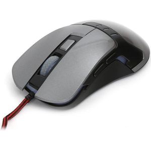 Omega - Varr OM-270 - Muis - Grijs - Bedraad - Schakelbare Resolutie 1200-3200