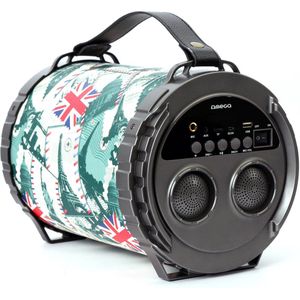 Platinet OG73P BAZOOKA Bluetooth V2.1 Luidspreker - 20W - Draadloos - Karaoke functie - Zwart