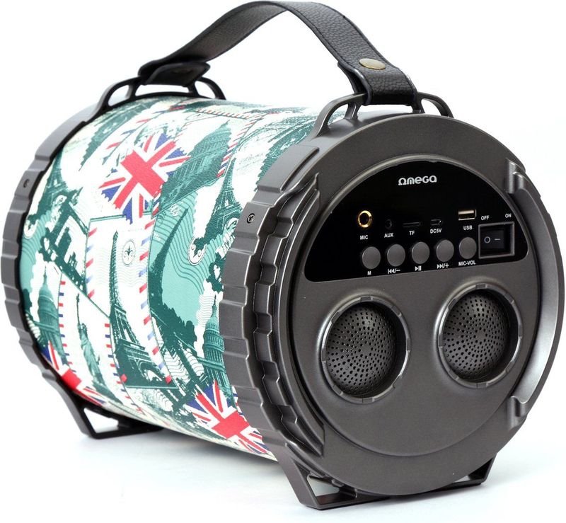 Platinet OG73P BAZOOKA Bluetooth V2.1 Luidspreker - 20W - Draadloos - Karaoke functie - Zwart