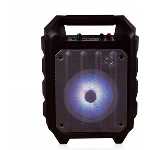 Omega OG82B zwarte luidspreker (Oplaadbare batterij), Bluetooth luidspreker, Zwart