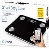 Platinet - PBSBTB - Personenweegschaal - Zwart - Bluetooth