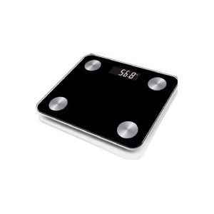 Platinet personen weegschaal / body scale - Zwart - bluetooth en app