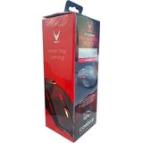 Omega - VSETMPX4 - Muis - Zwart, Rood - Bedraad - 3200 DPI