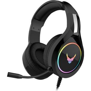 Omega VH6060B Gaming Headset - Verstelbare Hoofdband - Microfoon - RGB - Zwart Metallic