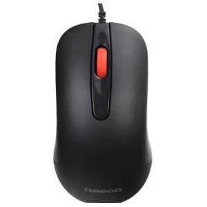 Omega - OM-520 - Muis - Zwart - 1000 dpi