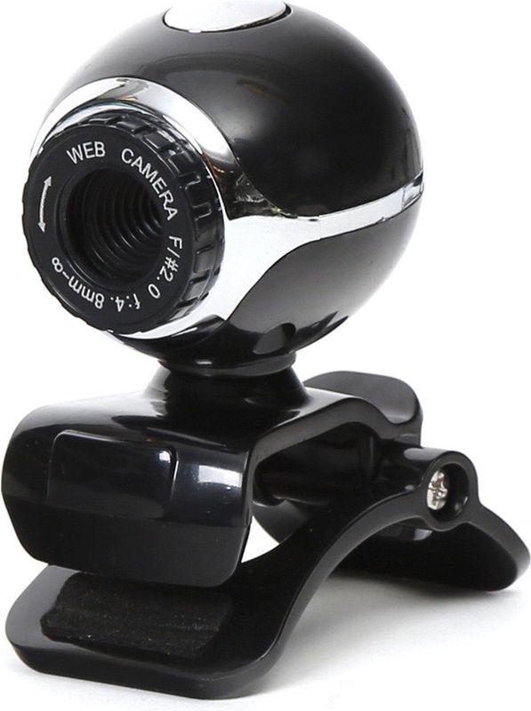 Omega Webcam - 480p - Met Microfoon - Zwart
