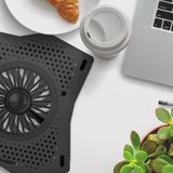 Omega OMNCP2FB - Notebookstandaard - Zwart - Materiaal: Kunststof