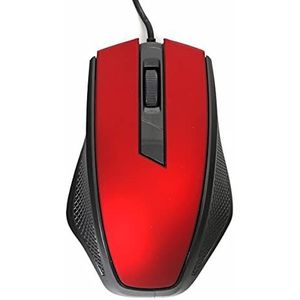 OMEGA - OM-08 - Optische Muis - Rood - USB - ABS - 1200 DPI