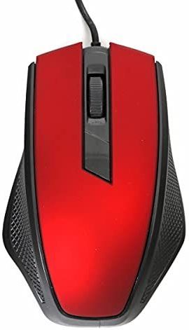 OMEGA - OM-08 - Optische Muis - Rood - USB - ABS - 1200 DPI