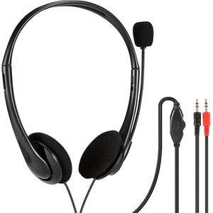 Platinet - FH2020 - Koptelefoon - Zwart - Met Microfoon en Volumeregeling