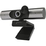 Platinet PCWC1080SP Webcam met Microfoon - Voor P - Laptop - 2 Ingebouwd Luidsprekers - Zwart