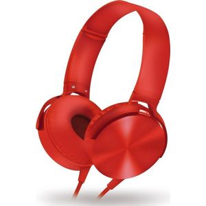 Omega Freestyle FH07R On-ear Koptelefoon met microfoon - Rood