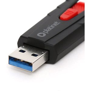 Platinet - Draagbare SSD - Zwart - USB 3.2 - Capaciteit 500 GB - Leessnelheid 1000 MB/s - Schrijfsnelheid 800 MB/s
