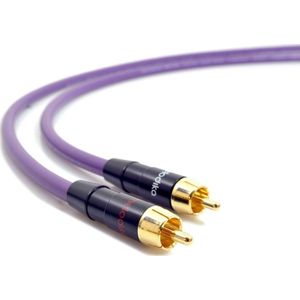 Melodika Cable RCA (Cinch) x2 - RCA (Cinch) x2 4m paars