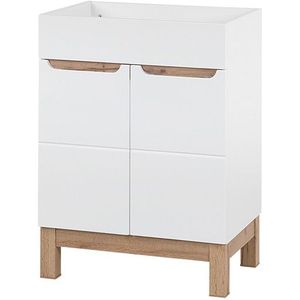 Comad Bali White 820 FSC onderkast 60cm eiken/wit