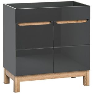 Comad Bali Grey 820 FSC onderkast 60cm eiken/antraciet