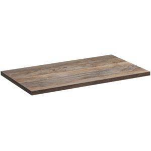 Comad Santa Fe FSC wastafel toppaneel 80cm bruin eiken