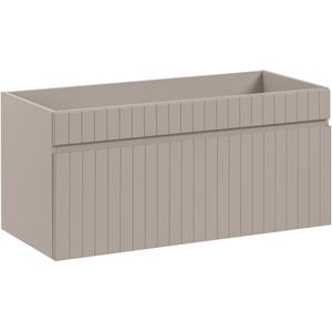 Comad Iconic Cashmere FSC onderkast met ribbelfront 100cm taupe