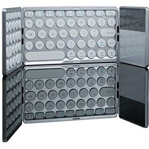 HDWR Toetsenbord typerCLAW-BS120, draadloos en opvouwbaar computertoetsenbord met touchpad, gaming toetsenbord, computer, laptop, bluetooth