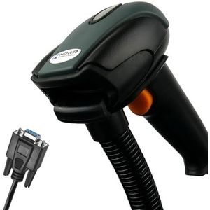 Automatische barcode-lezer met RS232-kabel, barcodescanner voor het lezen van barcode met verstelbare standaard, snelle barcode-lezer, 1D-code, HD29A-RS232 HDWR