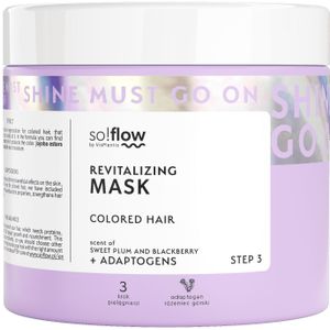 So!Flow - Revitaliserend Haarmasker - Prunus en Rhodiola - Voor Gekleurd Haar
