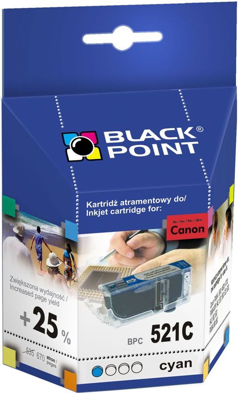 Black Point Ink ink BPC521C / CLI-521C (cyan)