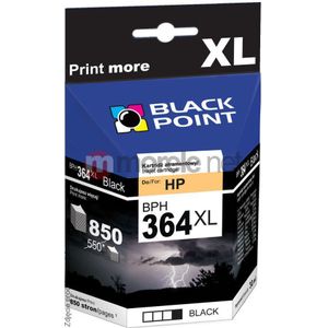 Black Point - BPH364XLPBK - Inktcartridge - Zwart