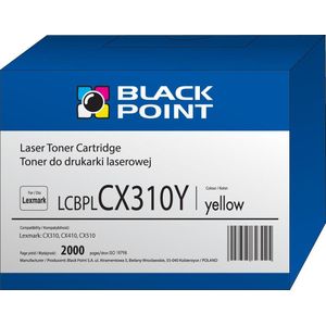 Black Point Toner LCBPLCX310Y geel Zamiennik 80C2SY0 (BLLOPCX310YBW)