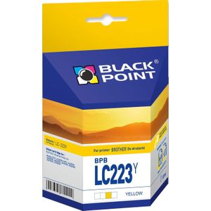 Blackpoint, Inkt, Black Point do Brother BPB LC223Y (Y)