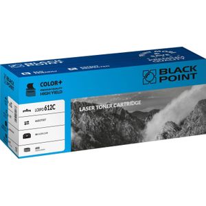 Black Point Toner LCBPOC612C Cyan Zamiennik 46507507 (BLOKI612CYBW)