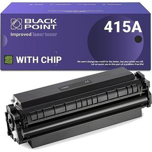 Black Point Toner Cartridge voor W2030A (HP 415A) met chip - Zwart - voor HP Color Laserjet Pro: M454dn M454dw MFP M479dw MFP M479fdn MFP M479fdw MFP M479fnw - TÜV gecertificeerd