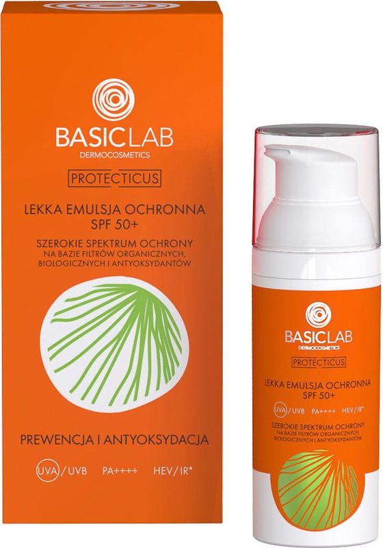 BasicLab Dermocosmetics Protecticus - Zonnebrand - SPF 50+ - 50 ml