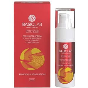 BasicLab Dermocosmetics Esteticus - Herstellende Nachtemulsie - 0.3% Pure Retinol - 30 ml