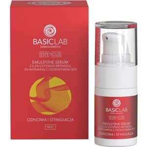 BasicLab Dermocosmetics Esteticus - Herstellende Nachtemulsie - 0.3% Pure Retinol - 15 ml