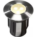 Garden Lights: Alpha Grondspot Warm White 12 Volt - Zilvergrijs