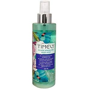 Timely Zilverfonkelende lichaamsspray met sensuele geur, 200 ml