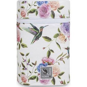 Jumbo |Thermo Pack | ' Flora& Fauna' | bloemen print | groot | 6 cm x 6cm x 20 cm | Roze