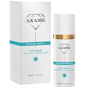 Axame - Dagcrème Premium vochtinbrengende hypoallergene anti-aging anti-rimpelcrème met hyaluronzuur 50 ml